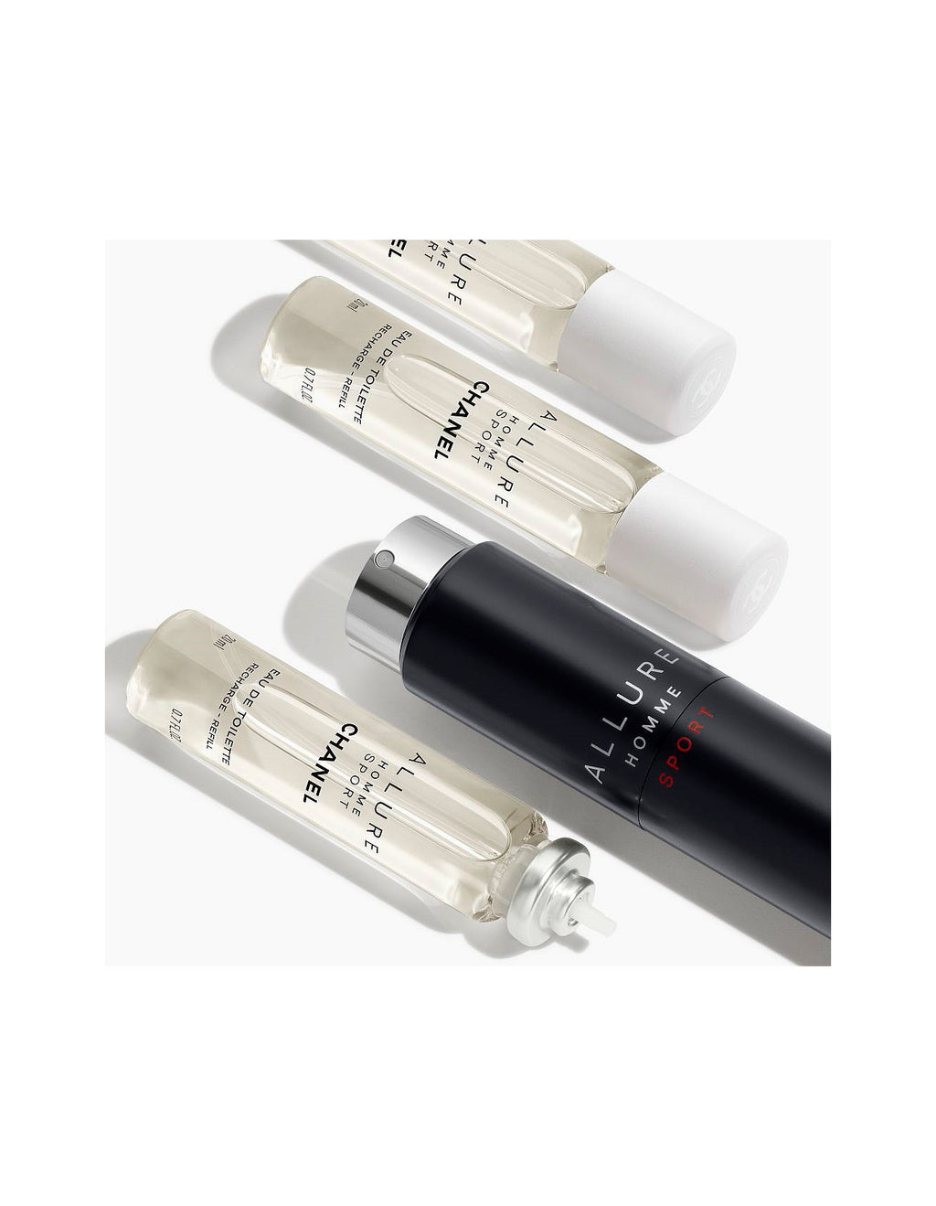 ALLURE HOMME SPORT Twist and Spray Refillable Bottle - Eau de Toilette 3X20ml