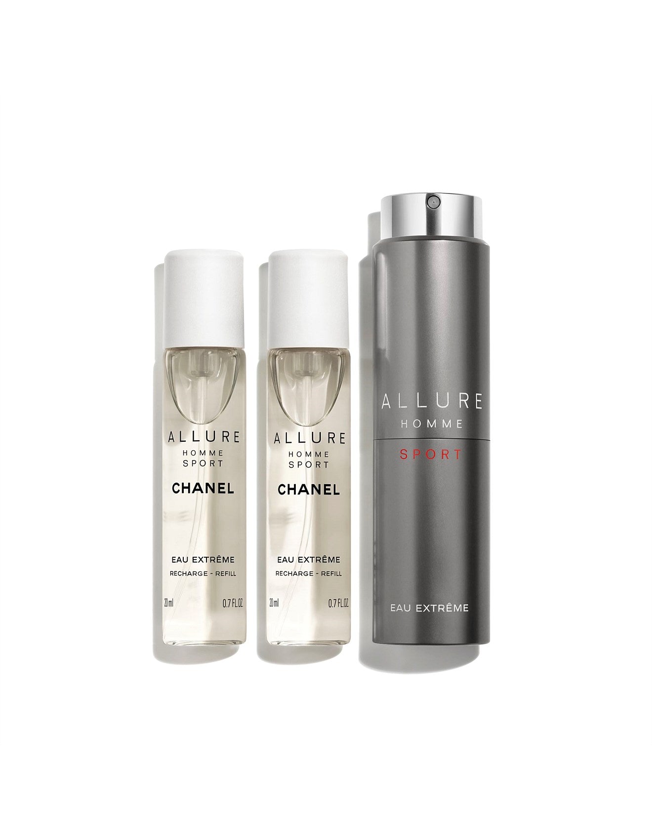 ALLURE HOMME SPORT EAU EXTRÊME Twist and Spray Refillable Bottle - Eau de Parfum 3X20ml