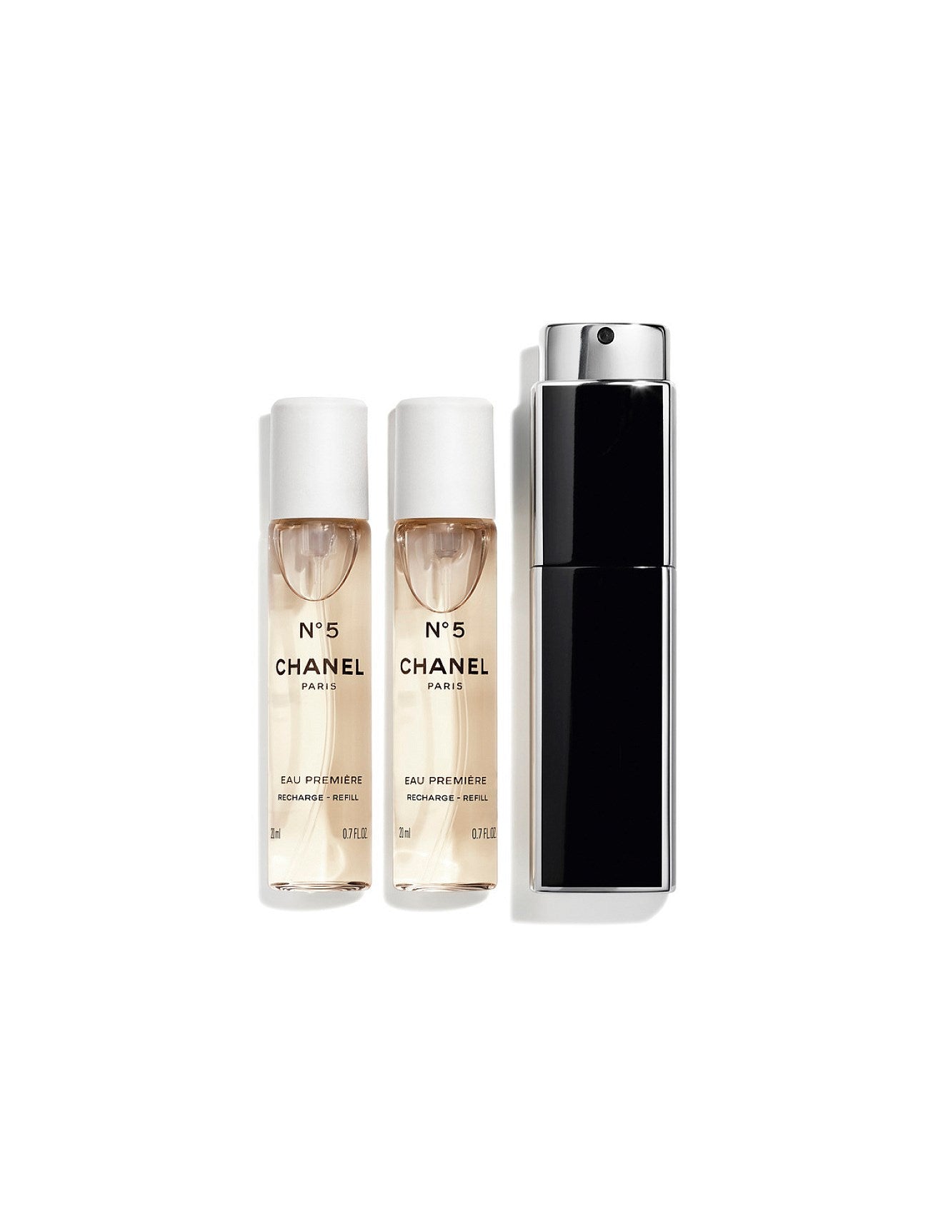 N°5 Twist and Spray Refillable Bottle - Eau de Parfum 3X20ml