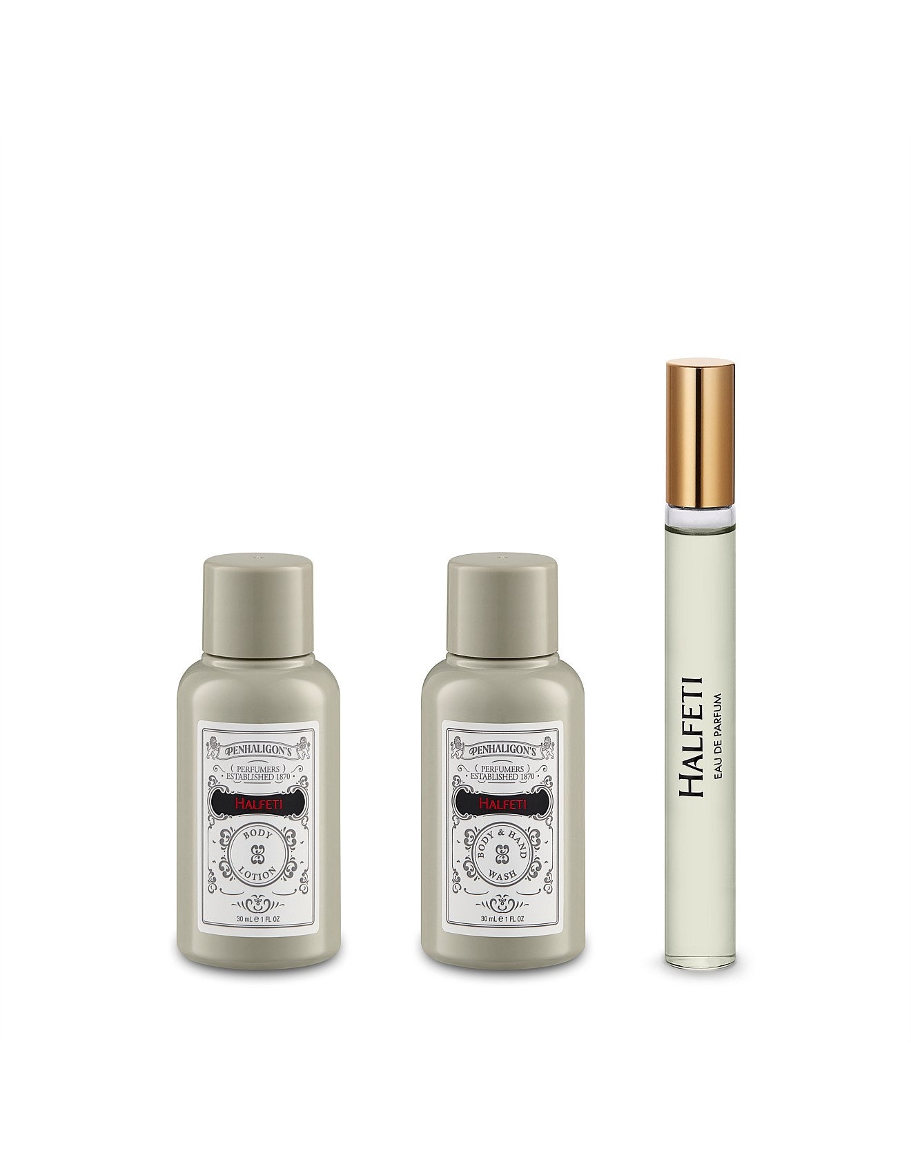 HALFETI TRAVEL SET (10ML FRAGRANCE + 30ML BODY & HAND DUO)